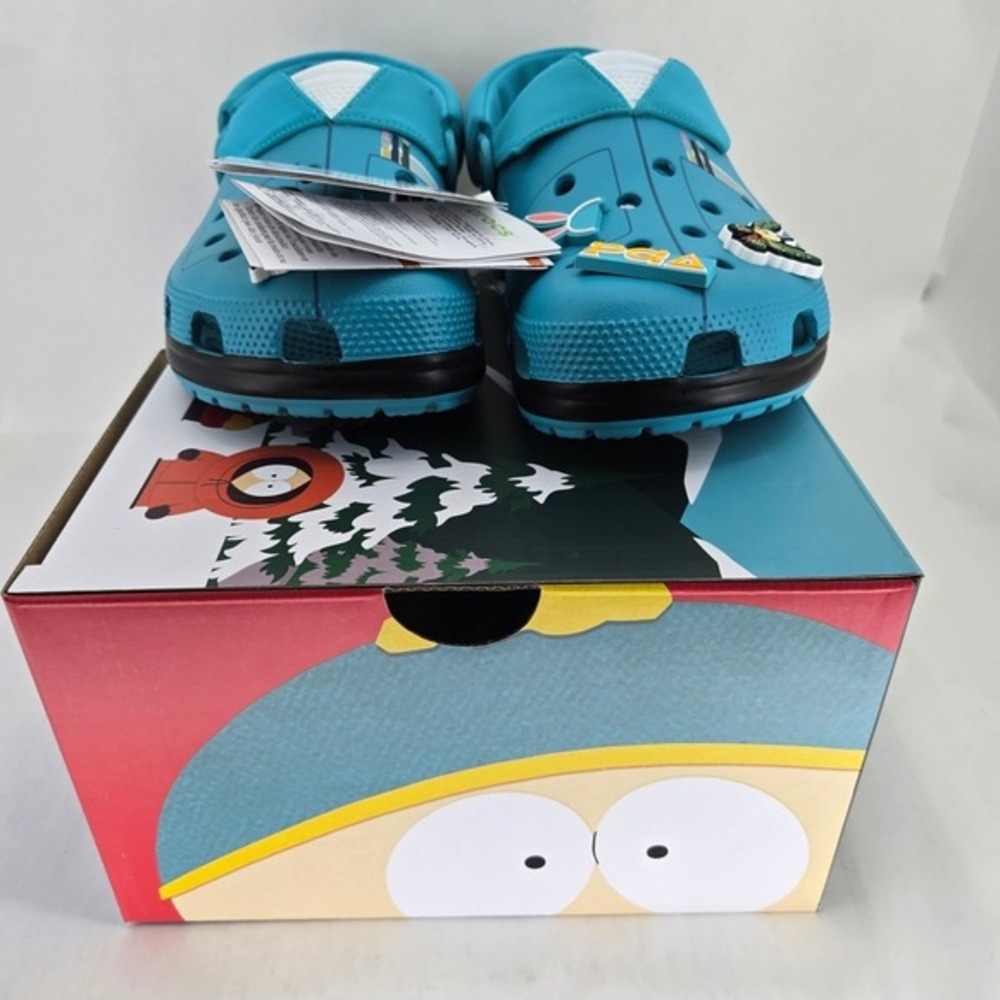 Crocs South Park Randy Marsh Classic Clog Blue Multi Mens 8 Womens 10 211502-90H